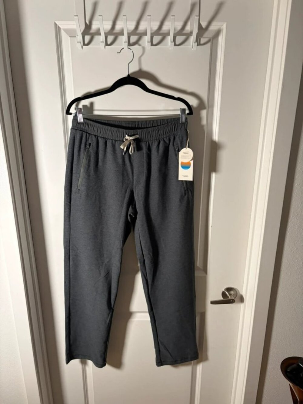Vuori Channel Pant Joggers Heather Grey Men's Size M